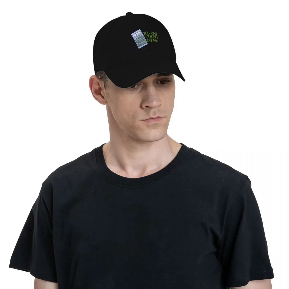 يمكنك العد علي آلة حاسبة تصميم مضحك قبعة بيسبول Snapback قبعة الشارع الشهير قبعة الجولف القبعات للرجال والنساء #4