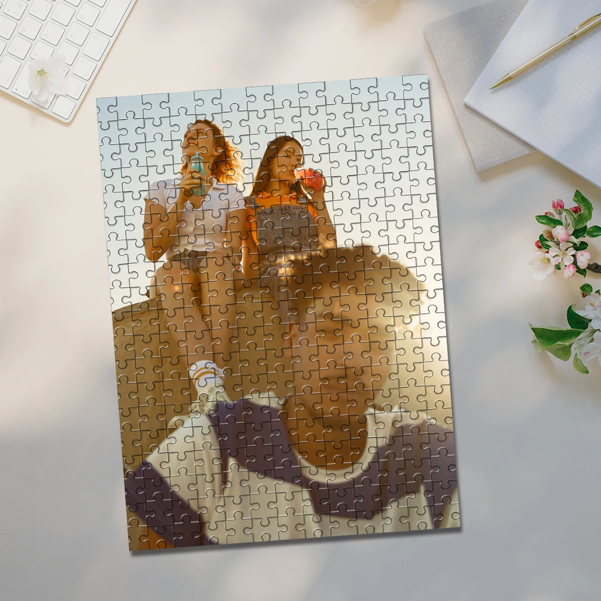 Home Decor Pt - 35/300/500/1000 adet Kişiselleştirilmiş Özel Fotoğraf Bulmaca