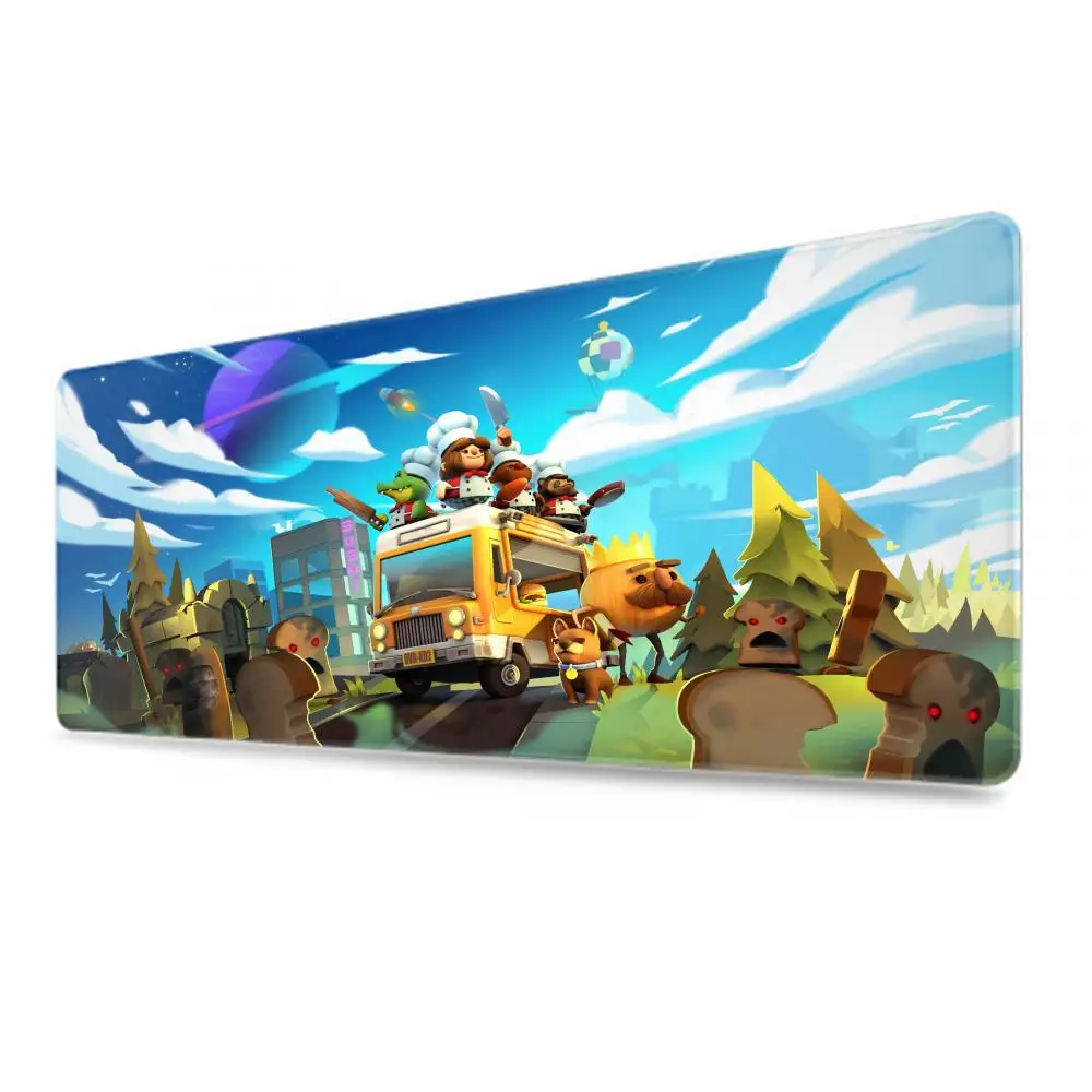 Mouse Pad Non-Slip Rubber Edge locking mousepads Game play mats Action Indie Game Overcooked 2 for notebook PC computer