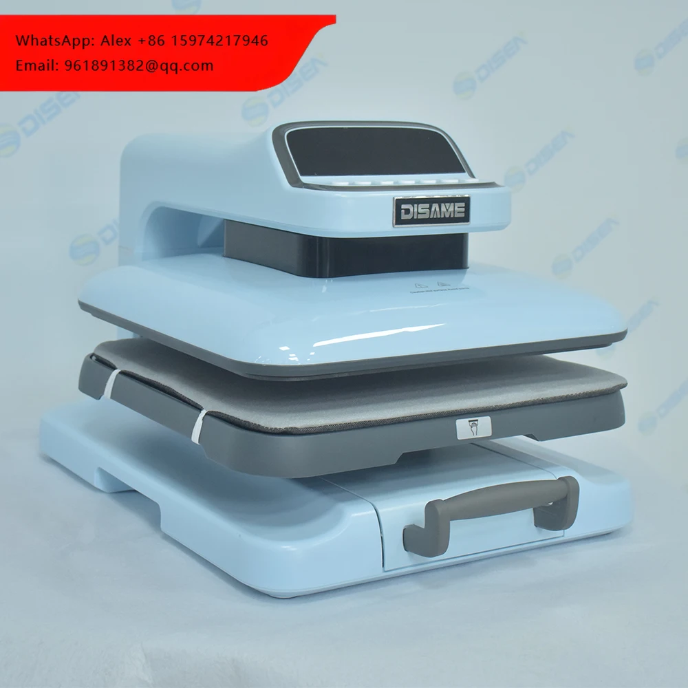 

Automatic Heat Transfer Tshirt Clothes Printing Logo 15x15 Inches T Shirt Print Machine 38*38cm Heat Press Machines For T-shirt