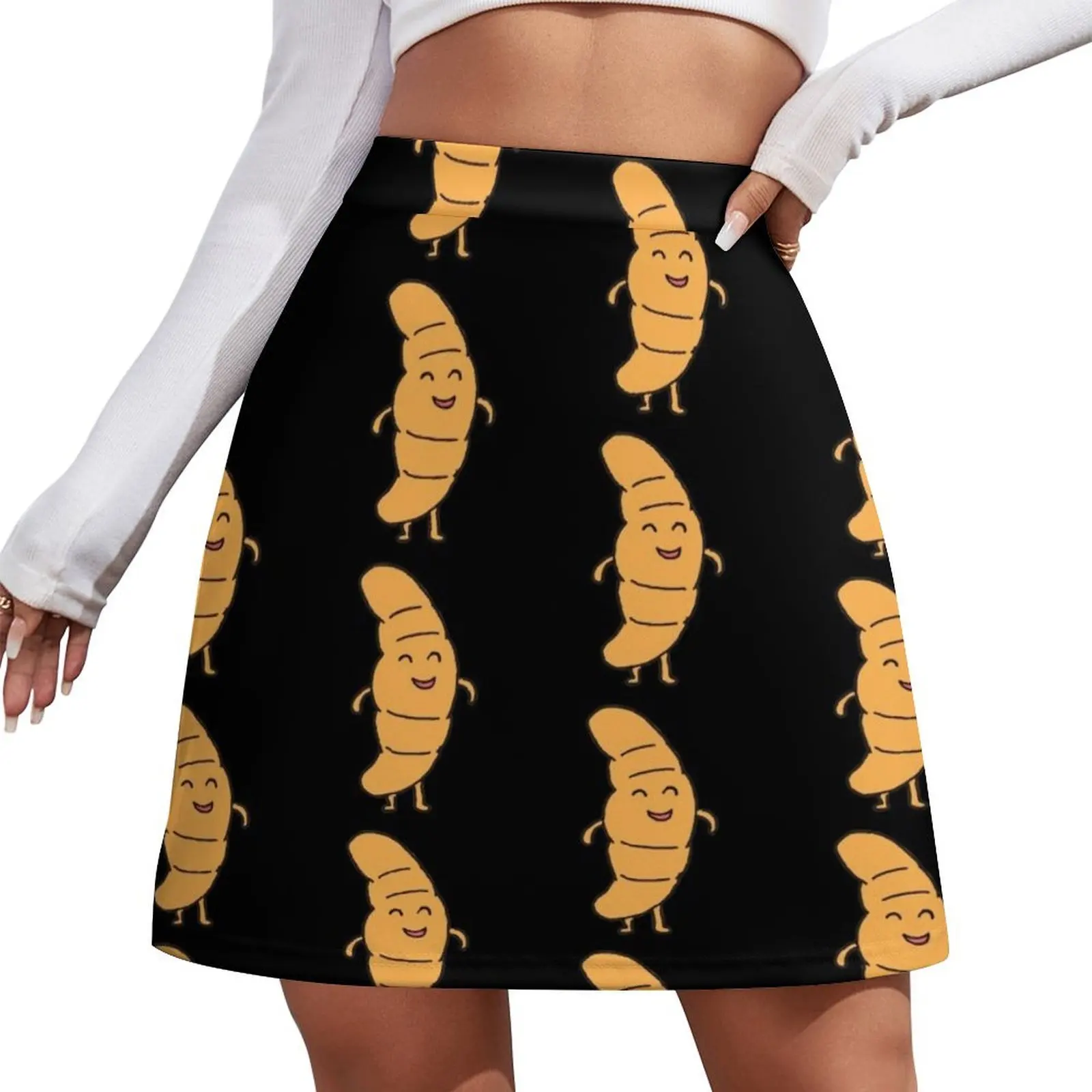 

Croissant Mini Skirt Skort for women Women's summer dress summer dress women 2026