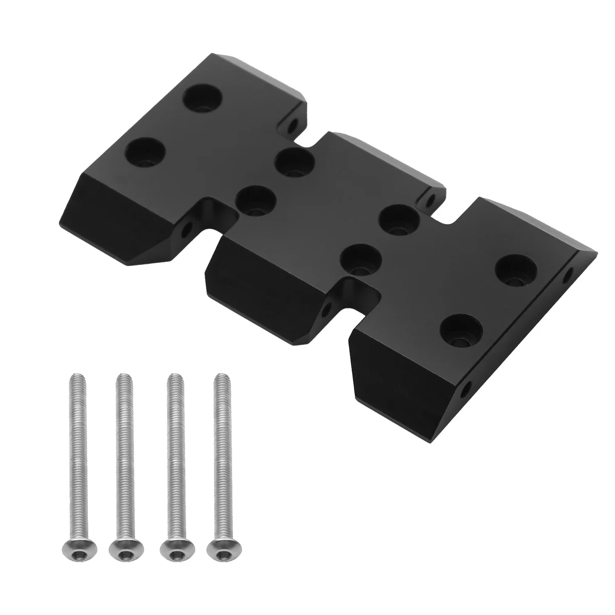 LCG Lower Center of Gravity Metal Translation Skid Plate for 1/10 RC Crawler Axial SCX10 I II III Capra Parts Black