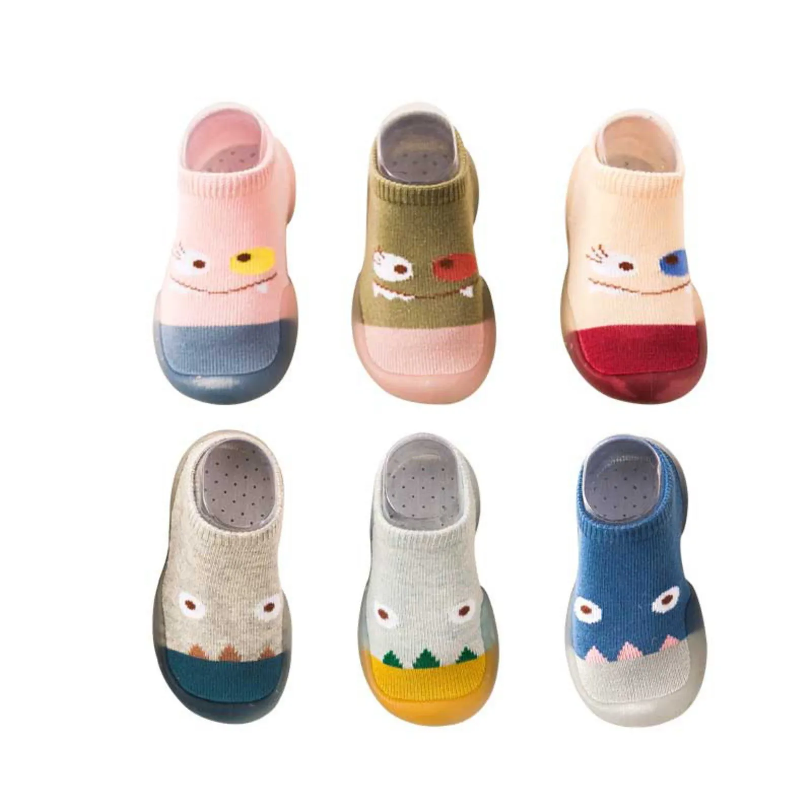 

Summer Leisure Thin Cotton Baby Floor Shoes Children Indoor Non-Slip Wear-Resistant Socks Shoes Cute Baby Toddler Front Shoes