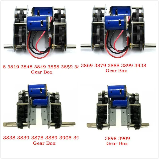 

Стальная коробка передач с 380 синим Мотором для телефона 3819-1 3838-1 3839-1 3869-1 3888-1 3889-1 3908-1 3938-1 3918 R/C резервуар