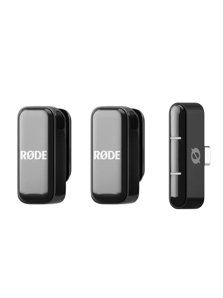 RØDE Micro Wireless 2-Person Ultracompact RODE Micro 2 pers Microphone System with USB-C Connector 2.4 GHz Wireless Lavalier Mic