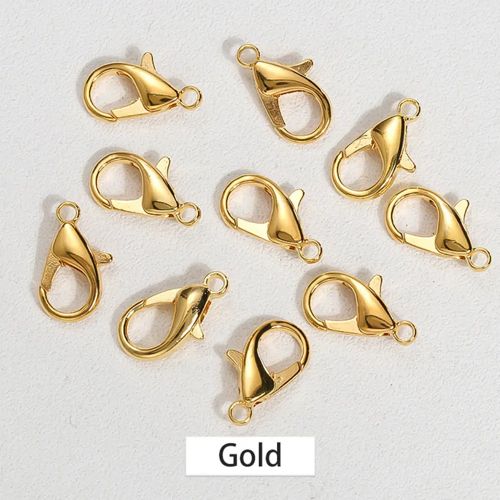 

1Set Jewelry Accessories Set Fold Over Cord Ends Jump Rings Lobster Claw Clasps DIY Jewelry Making Kit Supplies