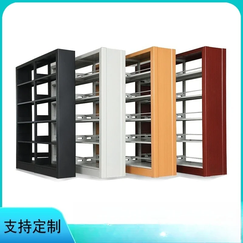 School library steel bookshelf manufacturer, reading room display cabinet disassembly and assembly bookshelf, book shelf factory