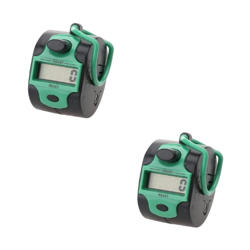 LCD Display Finger Counter Digital Tally Counter Handheld Lap Counter Portable 5-Digit Number Clicker for Fishing Dropship