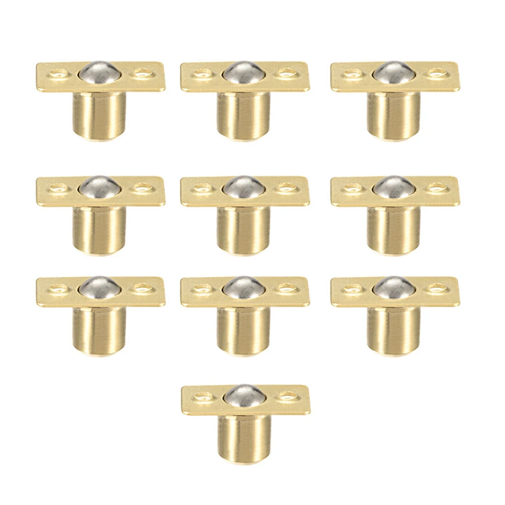 Ball Catch Latch for Cabinets Drawers and Closets Brass Construction Easy Installation Polished Finish 10 Sets