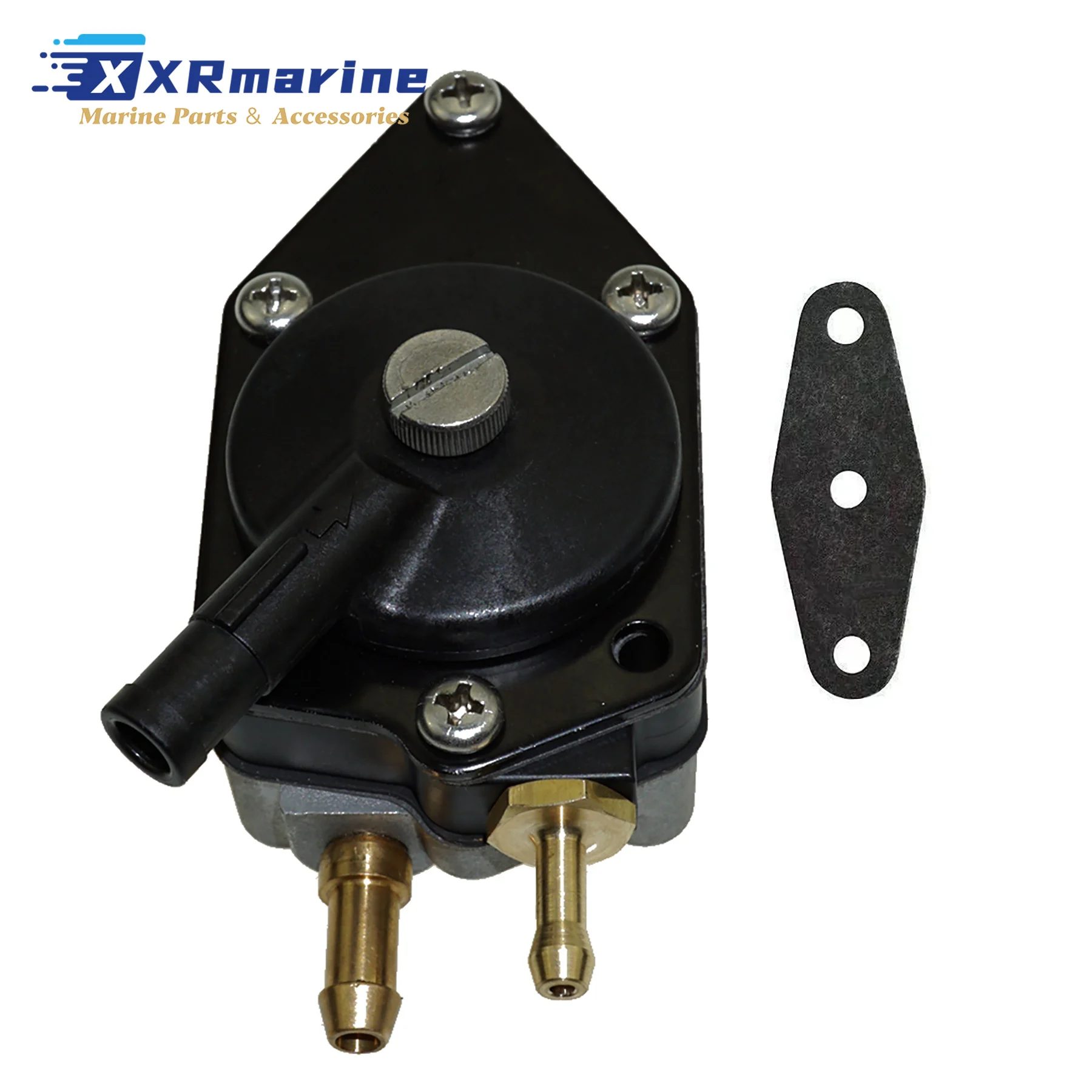 For Johnson Evinrude 2-Stroke 2 Cyl 18 20 25 28 30 35 HP 1990-2000 Outboard Motor Fuel Pump Replace 438555 433386 777764 18-7353