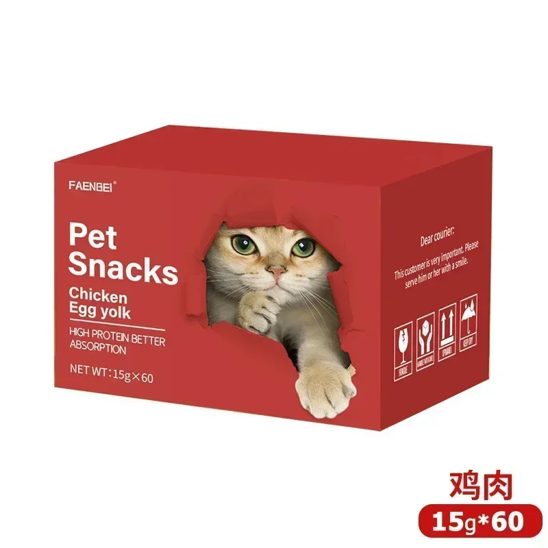 Cat snacks, cat treats in the form of strips. Tuna and chicken cat snacks. Pet snacks for cats to gain weight, universal.