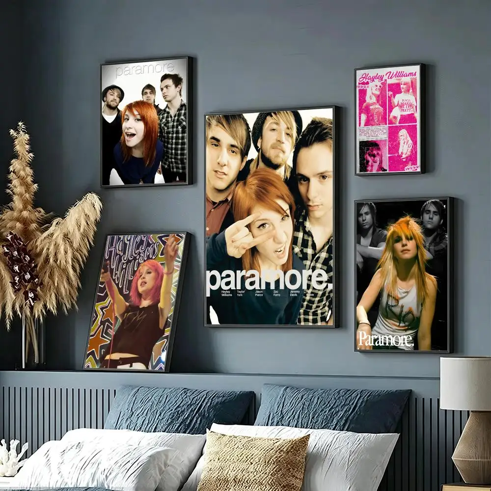 band Paramore Poster Wall Posters Self-Adhesive Wall Stickers Home Decoration for Bedroom Living Room