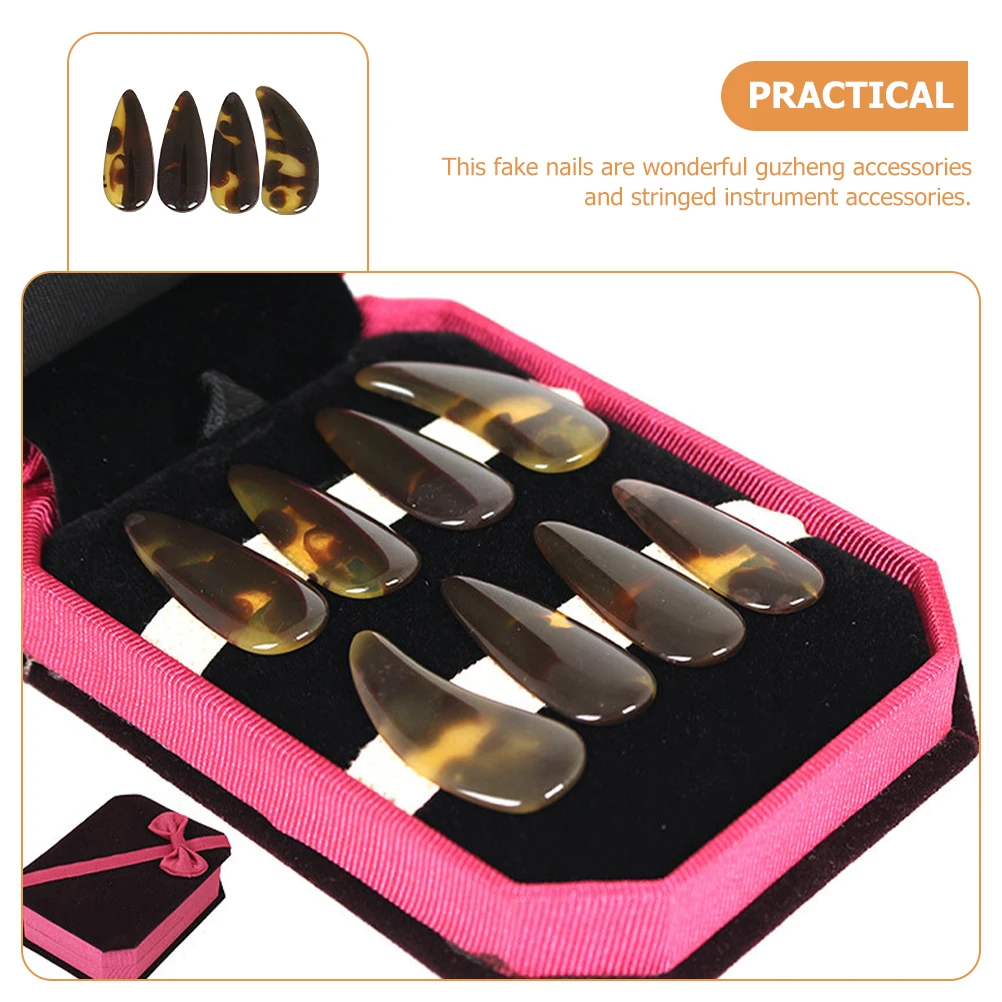 

Guzheng Finger Picks Material Durable Anti Deform String Instrument Accessories Kids Adult Fingertip Protectors