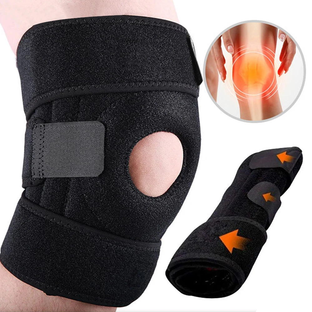 1PC Adjustable Compression Knee Brace Joint Support for Meniscus Injuries,Arthritis Relief,Weightlifting,Crossfit,Workout,Sports