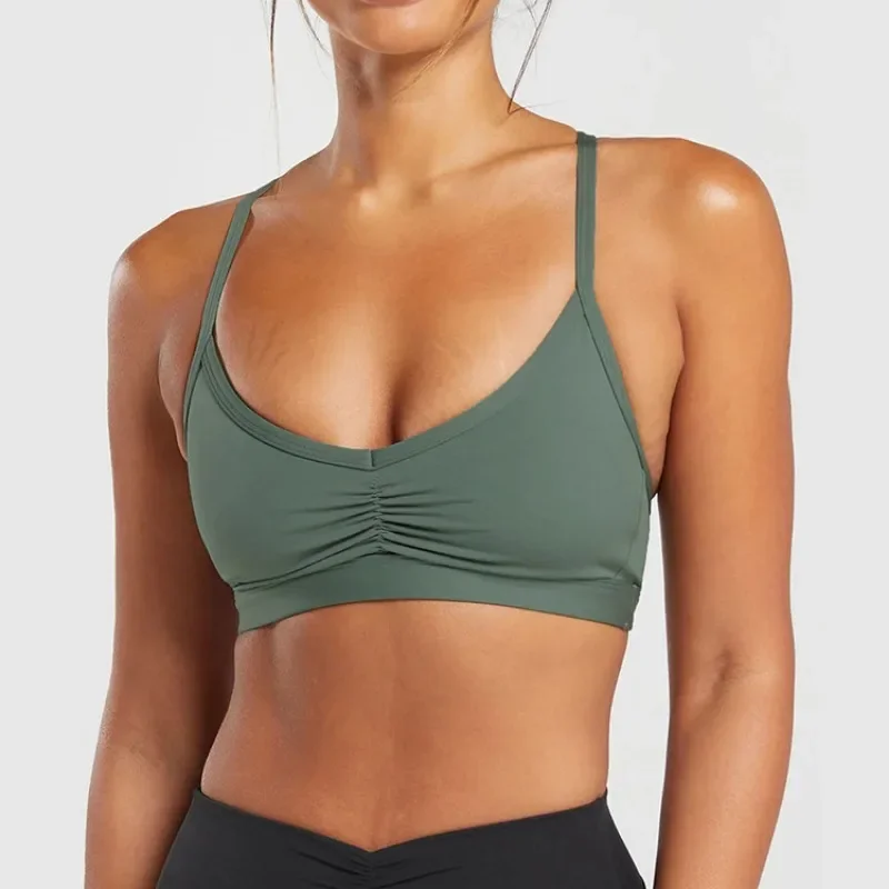 Women\'s Tight Fitting Sports Bra, Suspender, Beautiful Back, Quick Drying, Running, Fitness Top, New