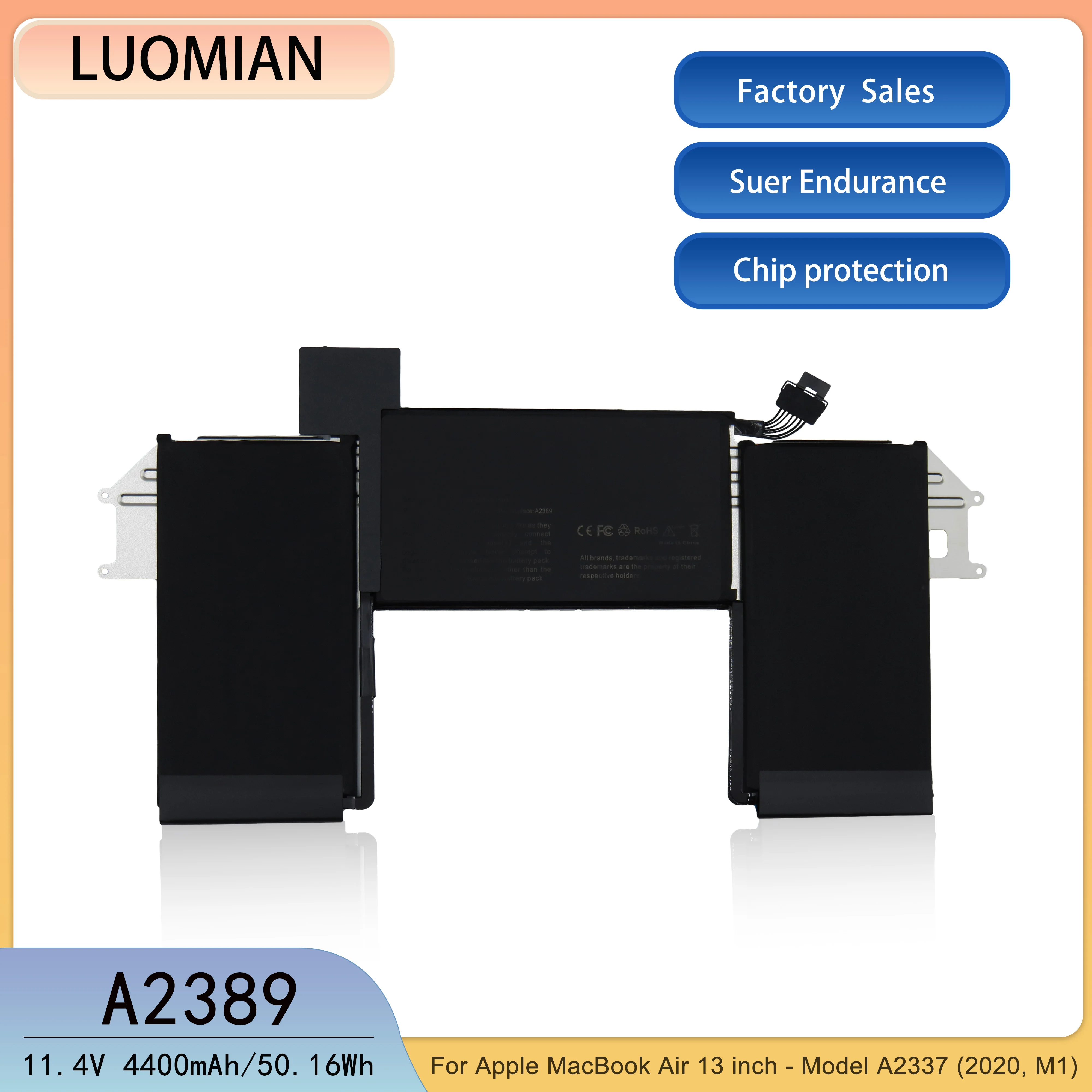 For APPLE  A2389 Laptop Battery MacBook Air 13