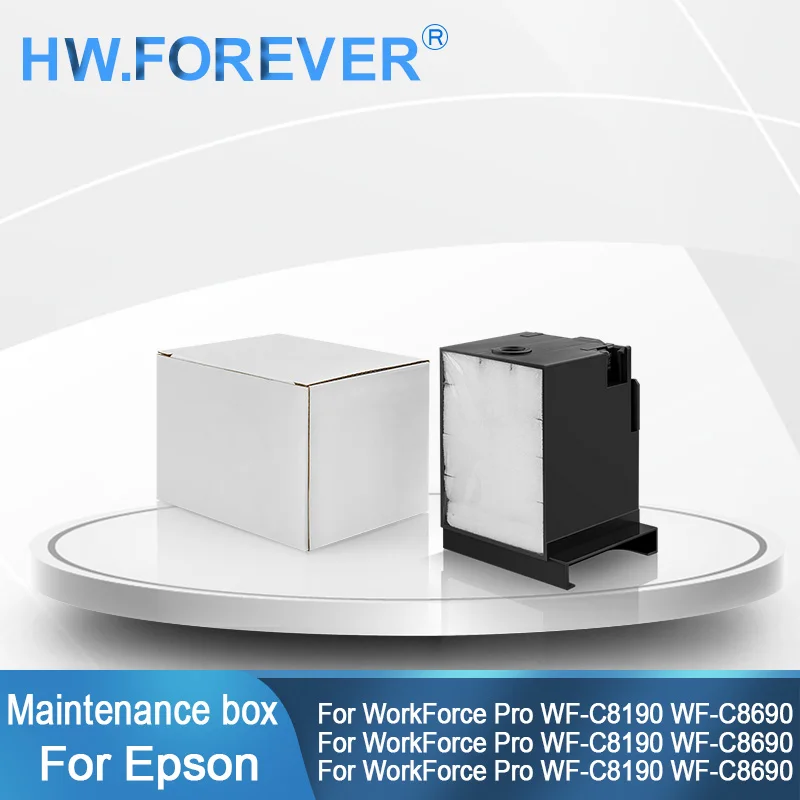 

T6714 C13T671400 PXMB6 Коробка для обслуживания для EPSON WorkForce Pro WF C8190 C8610 C8690 C869 C878 C879 Резервуар для отработанных чернил принтера