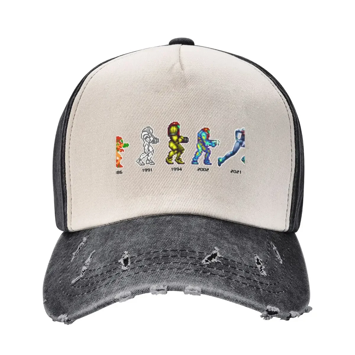 

Samus Evolution Baseball Cap Horse Hat Military Tactical Cap hats on offer Anime Boy Child Women's