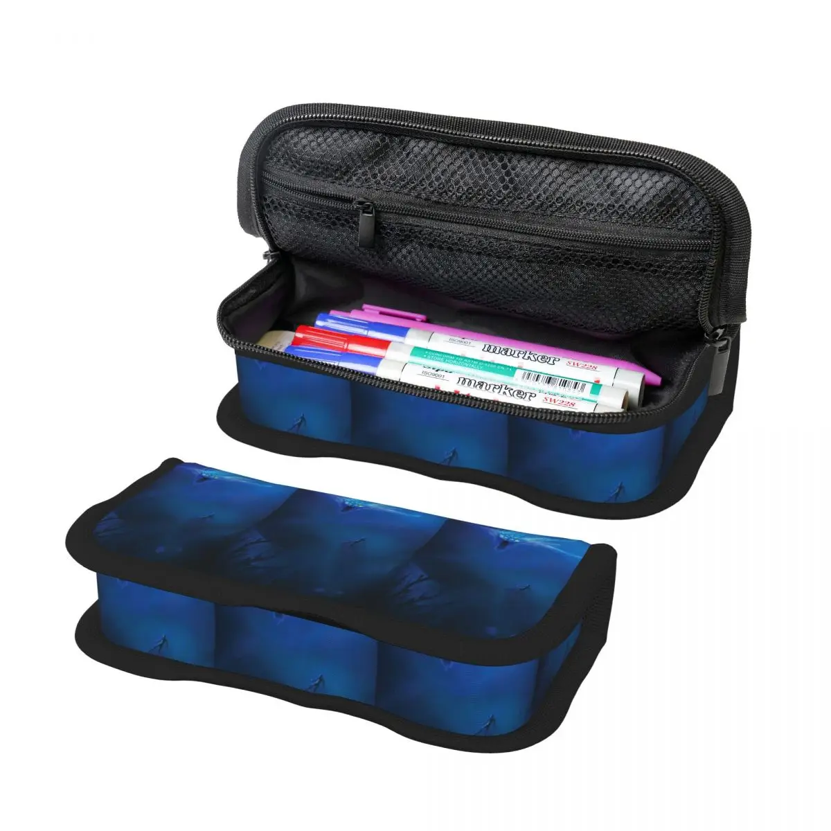 Subnautica – Ghost Leviathan Federmäppchen für Studenten, Geschenke, Stiftbox, Bleistiftbeutel, Schreibwaren, Stifthaltertasche