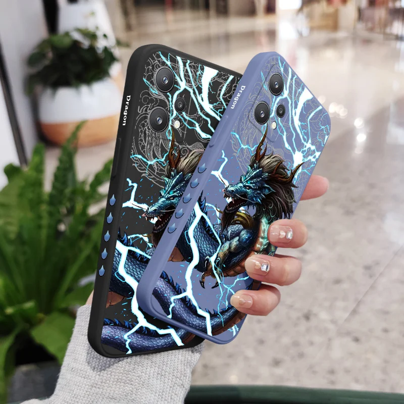 حافظة هاتف من رادن دراجون كينغ لهواتف OPPO Realme 10 9 9i 8 8i 7 7i 6 Pro Plus C30 C31 C35 C1 C11 C12 C15 C20 C21Y C25 C25S #6