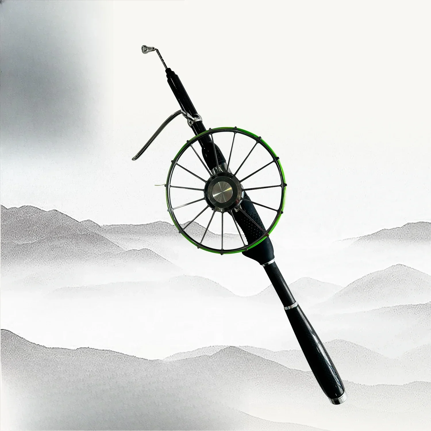 Super load-bearing turtle rod, long-throw rod, full set of outdoor high gossip wheel gear, ultra-light