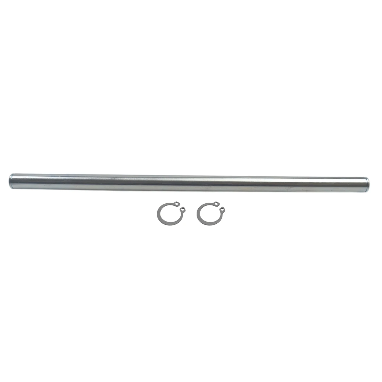 Silver Zinc Plated Go-Kart Mini Intermediate Shaft 16“ X 5/8” With Keyway Circlip Slot Circlip For Mini Bike