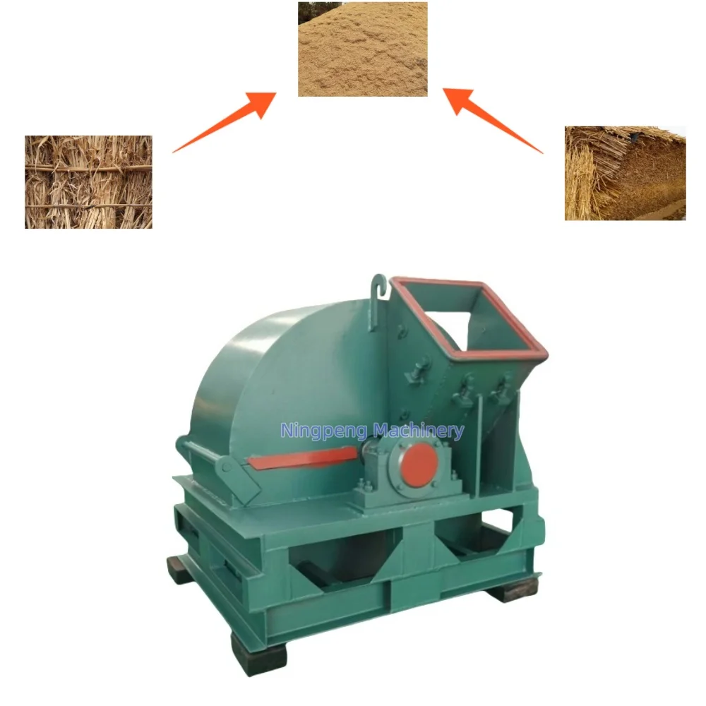 

Tractor Wood Shredder Wood Crusher Engine Type Machine Wood Crusher Machine Hammer Mill NP Brand