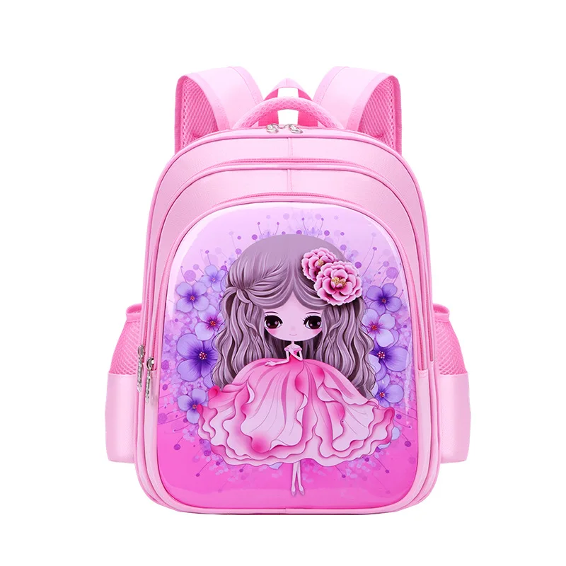 Children School Bags Girls Primary Schoolbag Student Cute Print Waterproof 1-3-6 Grade Backpack Kindergarten Shoulder Bag