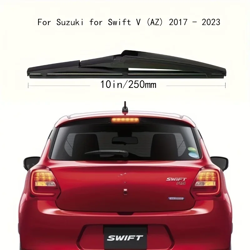 

Для Suzuki Swift V (AZ) 2017-2023 10 "задняя щетка стеклоочистителя лобовое стекло задняя дверь окно автомобиля щетка от дождя