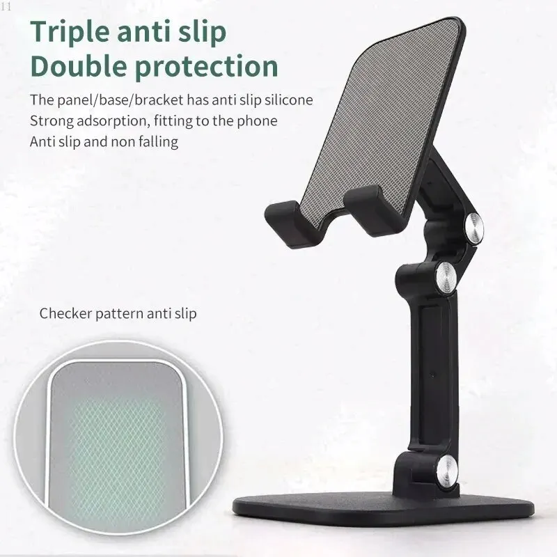 Desktop Phone Holder Can Be Freely Raised And Lowered, Adjustable In Height, Foldable, Portable Tablet For Live Streaming