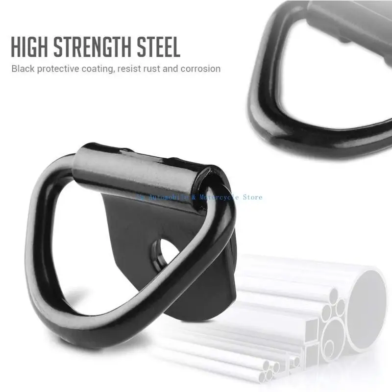 

270E 20Pcs Durable D-Shaped Pull Hook Cargo Tie Down Ring for Car Truck Trailer Boat