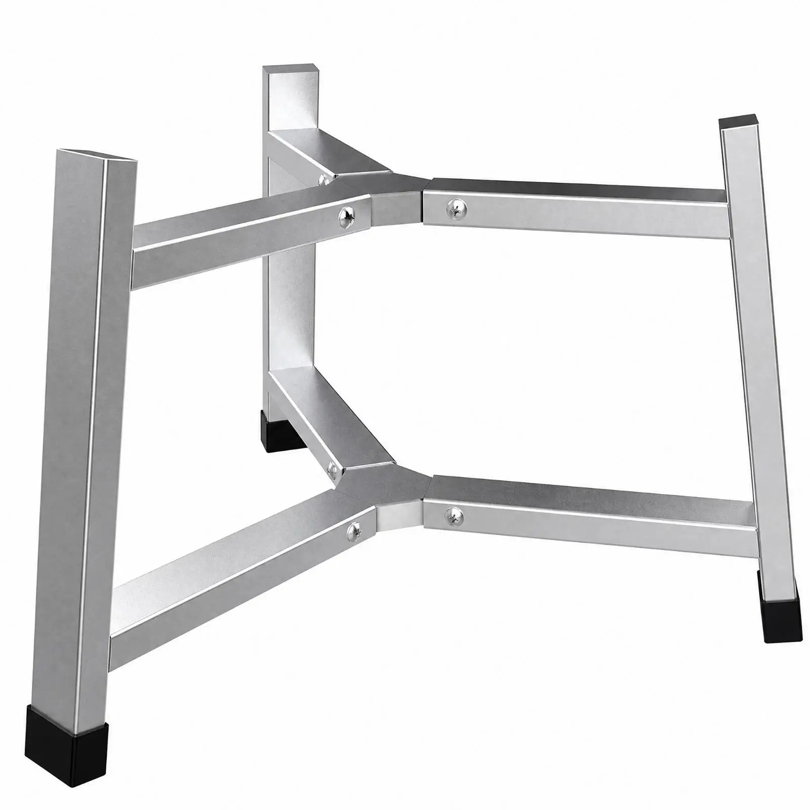 Portable Outdoor Fireplace Stand Triangular Fire Bowl Support with Q235 Steel Frame for Camping Backyard Cooking