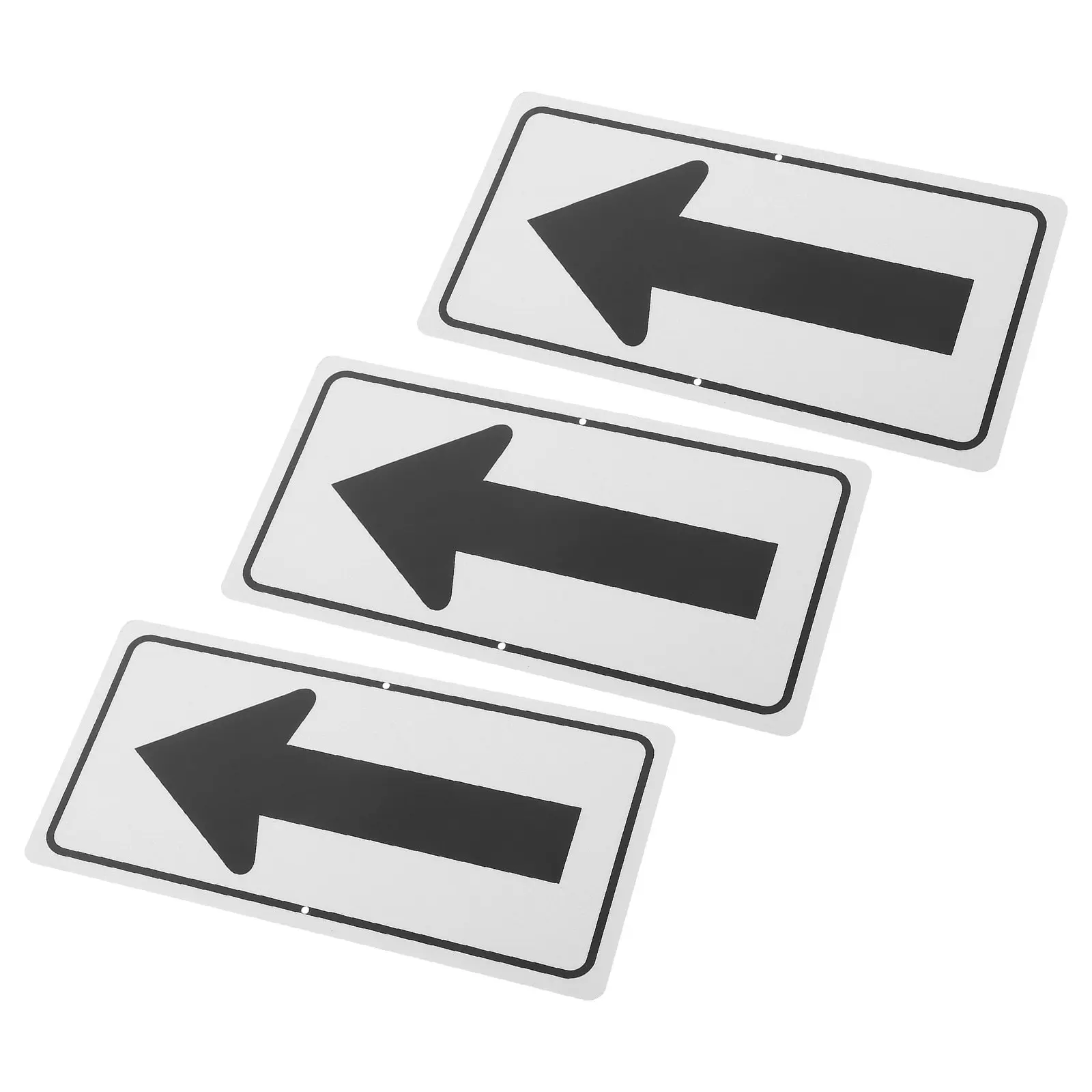3pcs-robust-aluminum-reflective-arrow-sign-for-roadways-parking-lots-city-streets-high-visibility-traffic-guidance-direction