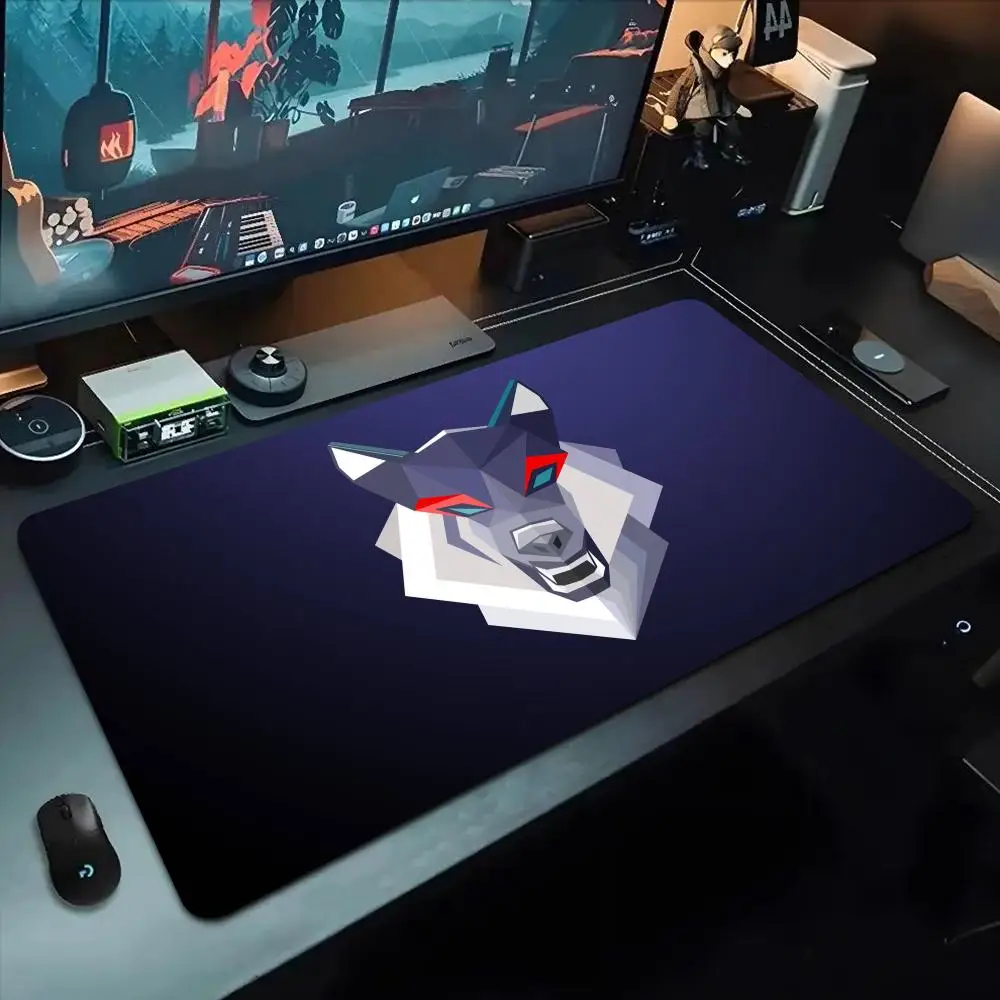 

Волк арт обои коврик для мыши 500X1000 мм большой игровой коврик для мыши Gamer XL резиновый коврик для клавиатуры отаку коврик для ноутбука