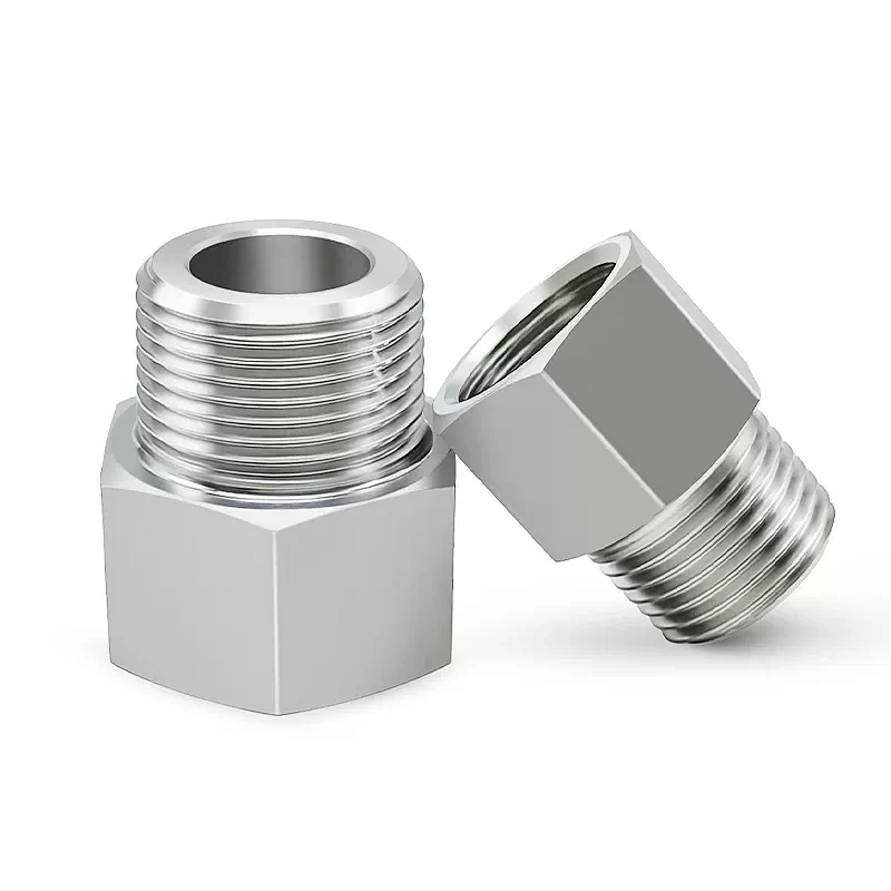 G1/8~G1 M10~M27 NPT1/4~NPT3/4 RC1/4 304 StainlessSteel Female Male Thread Pipe Fitting High Pressure Resistant Connector Adapter image 4
