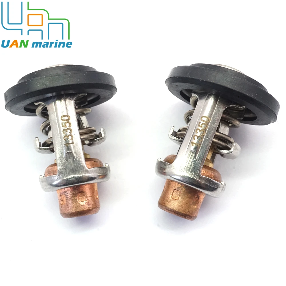 2 Pcs Outboard 143°F / 62°C Thermostats 75692Q2 for Mercury Marine 135-200 HP Replace 75692T3 75692 Sierra 18-3553 18-3543