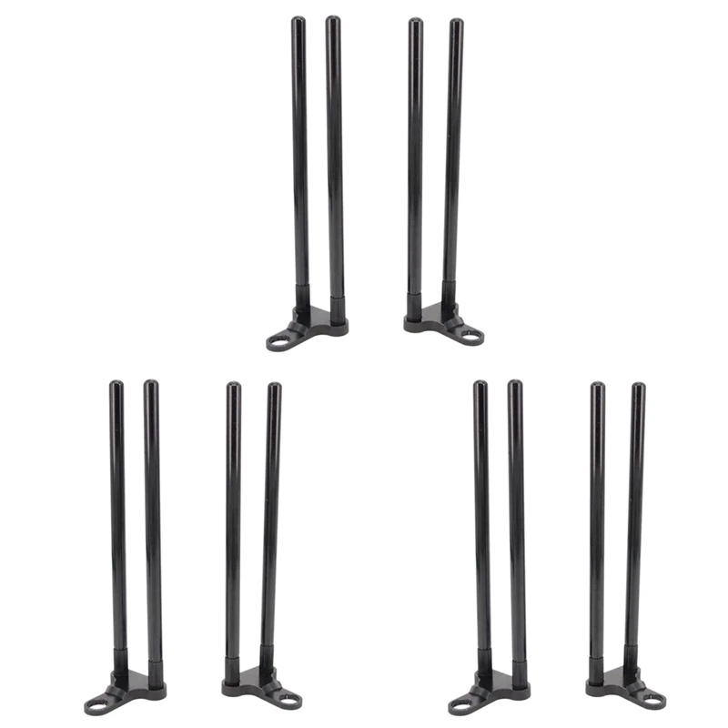 

6X Fishing Snag Bars Ears,Snag Bars Ears Bite Alarm Carp Windproof Fishing Rod Connector