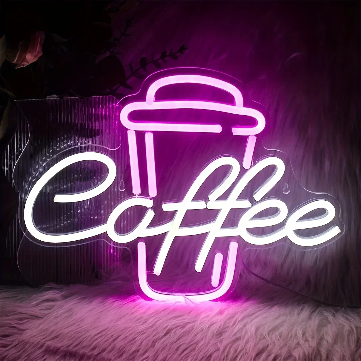 Sinais de Neon LED para Wall Decor, Luzes Decorativas, Arte para Sala de Estar, Bistrô, Café, Loja, Homem Caverna, Festa, Café