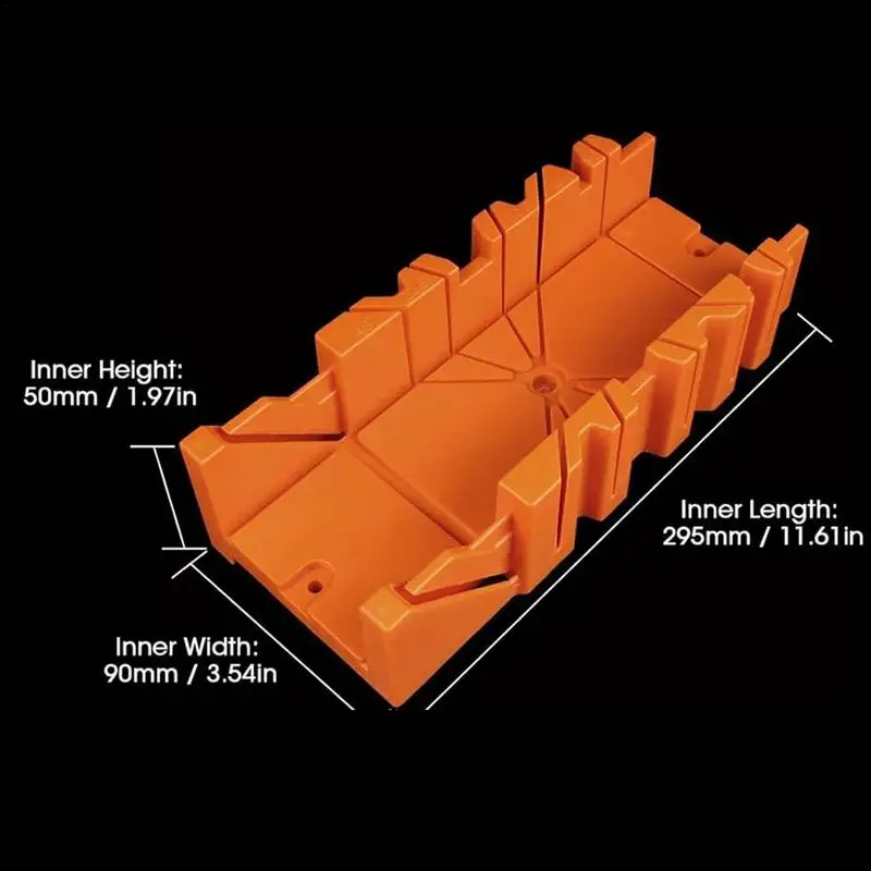 Saw Box Guide Woodworking Tools Steel Back Saw For Accurate Cutting Hand Saw Box Clamping Mitre Saw Box Adjustable Angles For