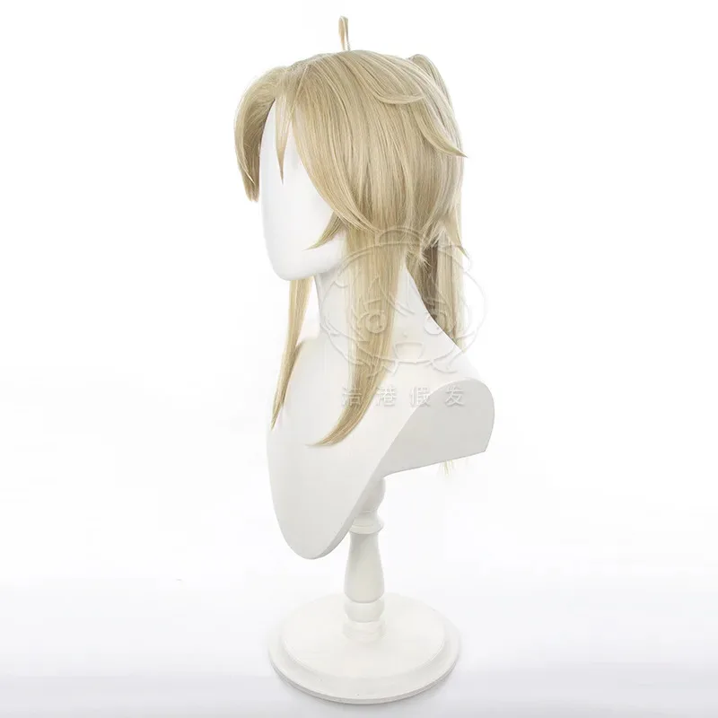 Honkai Star Rail Yanqing cosplay pelo sintético resistente al calor pelucas para fiesta de Halloween