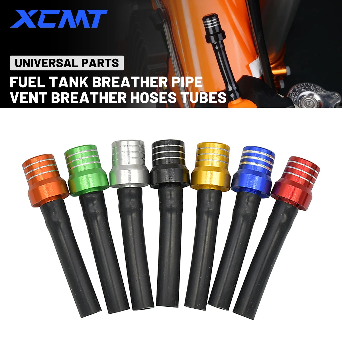 Motorrad Gas Tankdeckel Einweg Ventile Entlüftungsschläuche Rohre Für Motocross ATV Quad Dirt Pit Bike Kraftstoff Tank Entlüftungsrohr