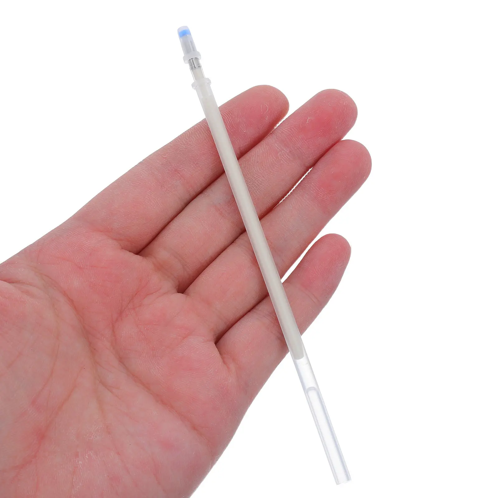 

100Pcs Heat Erasable Fabric Refills Beige Temporary Marker Pen for Sewing Quilting Embroidery Garment Marking Pen Disappearing