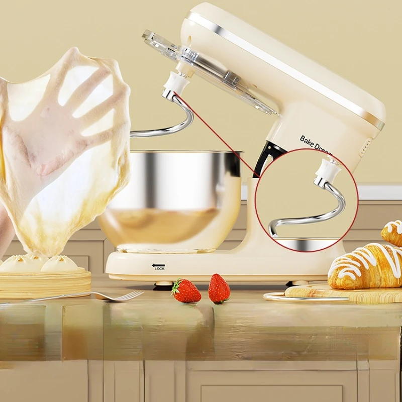 

Stand Mixer Household Dough Mixer Fermentation Small Shortener Desktop Multi-Function Automatic Flour-Mixing Machine