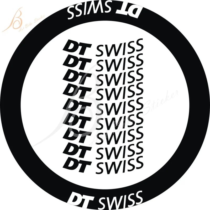 Road Bike Disc Brake System Rim Decal Road Bike 700c Wheel Decal Rim Brand decorative film vinyl bike wheel decal