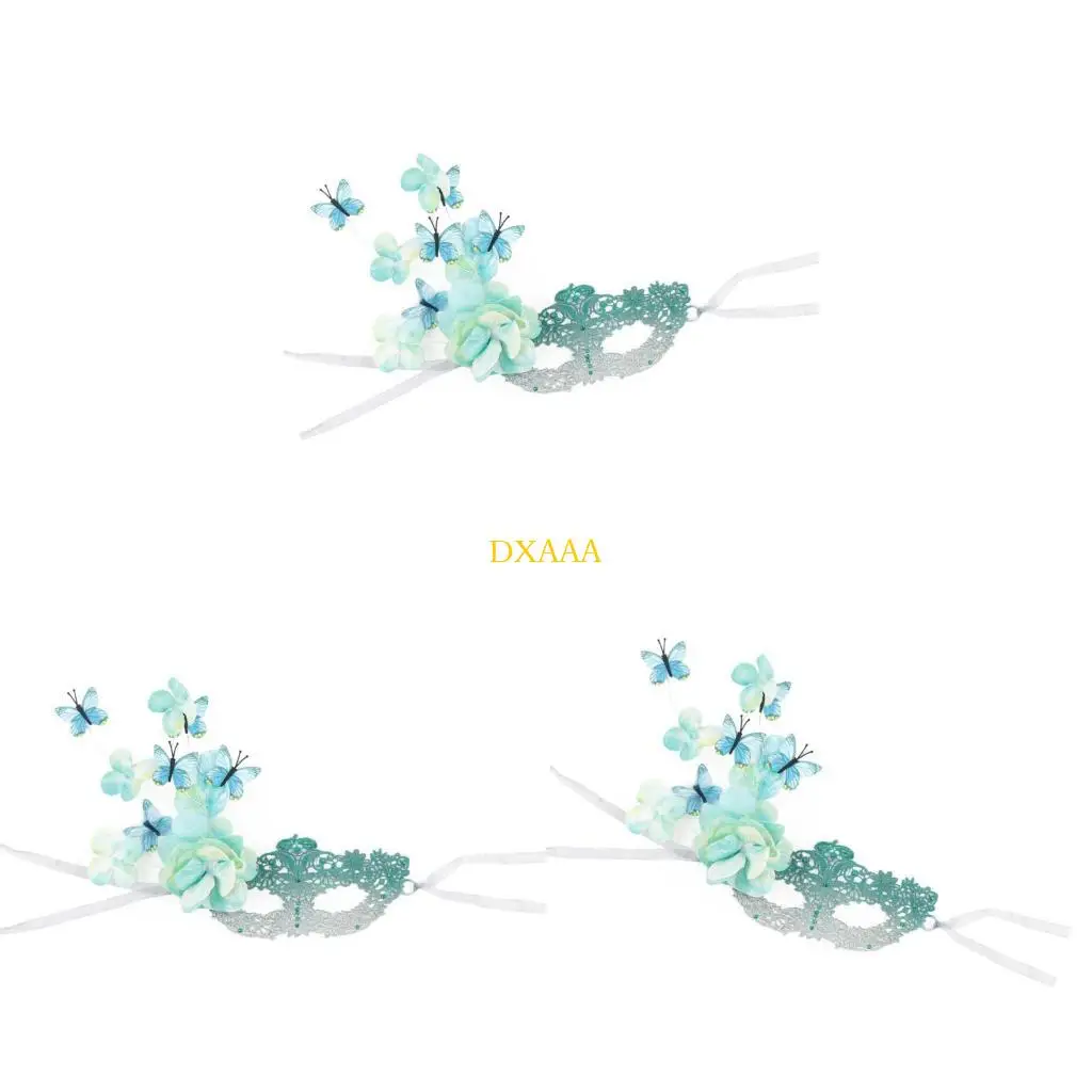 

DXAA Delicate Lace Costume Mask Adjustable Headband For Themed Parties And Cosplay Event