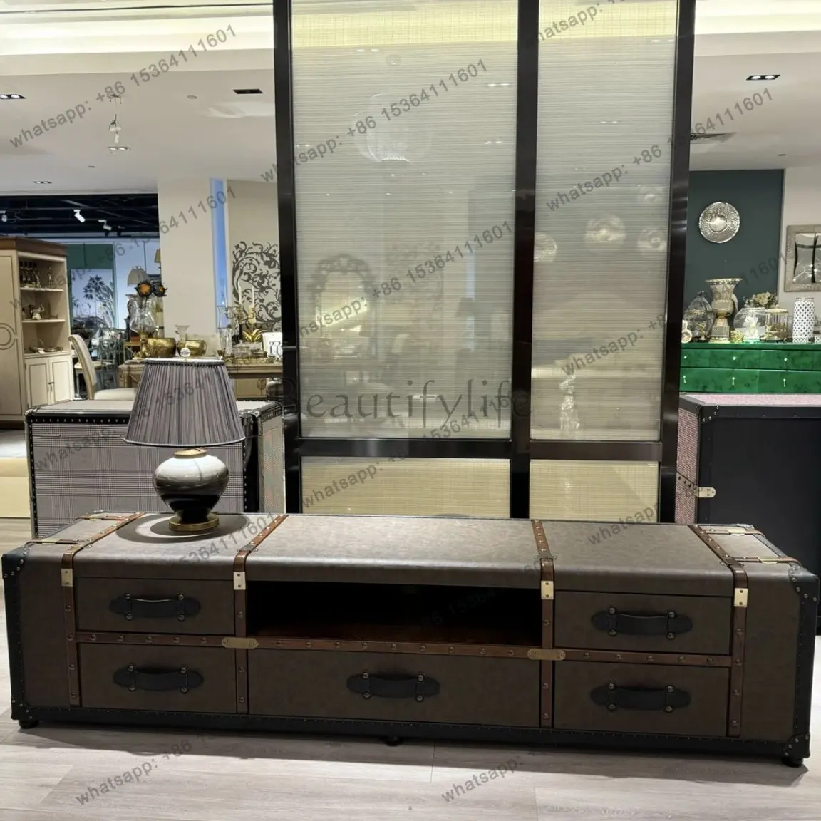TV cabinet/bedside cabinet/large capacity Length, width and height 220 * 52 * 54cm