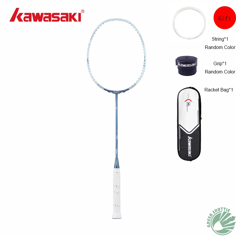 新しい 100% オリジナル 2025 カワサキ高品質バドミントンラケット超