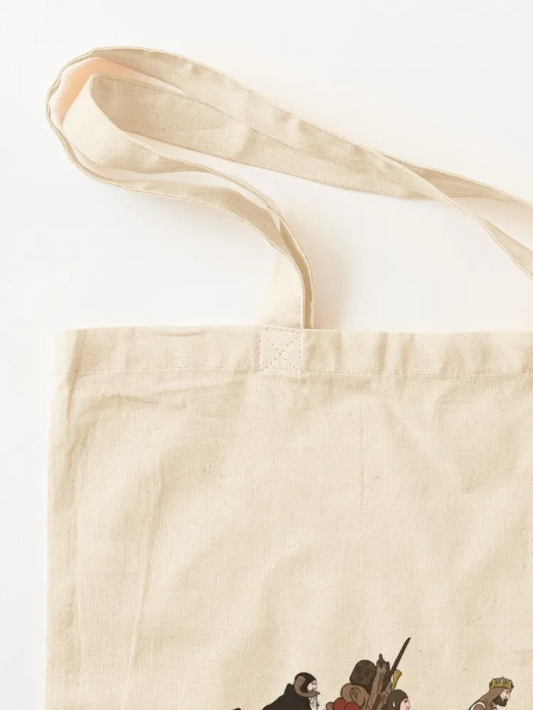 walking towards the Grail Tote Bag Portable shopping bag hand bags tote bag university university shopper