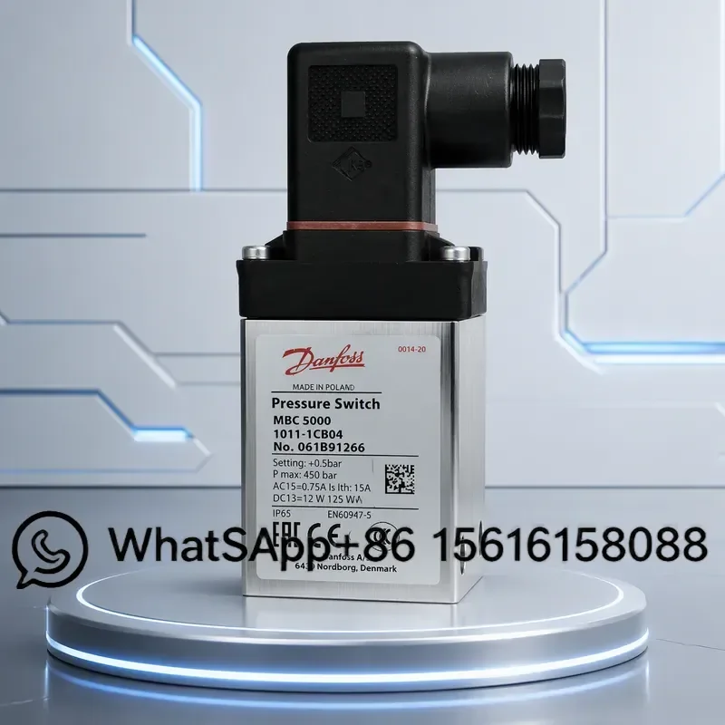Danfoss Pressure Sensor Switch MBC5000 061B201266 1011-1CB04 Industrial Hydraulic Air Compressor Transducer Control Relay