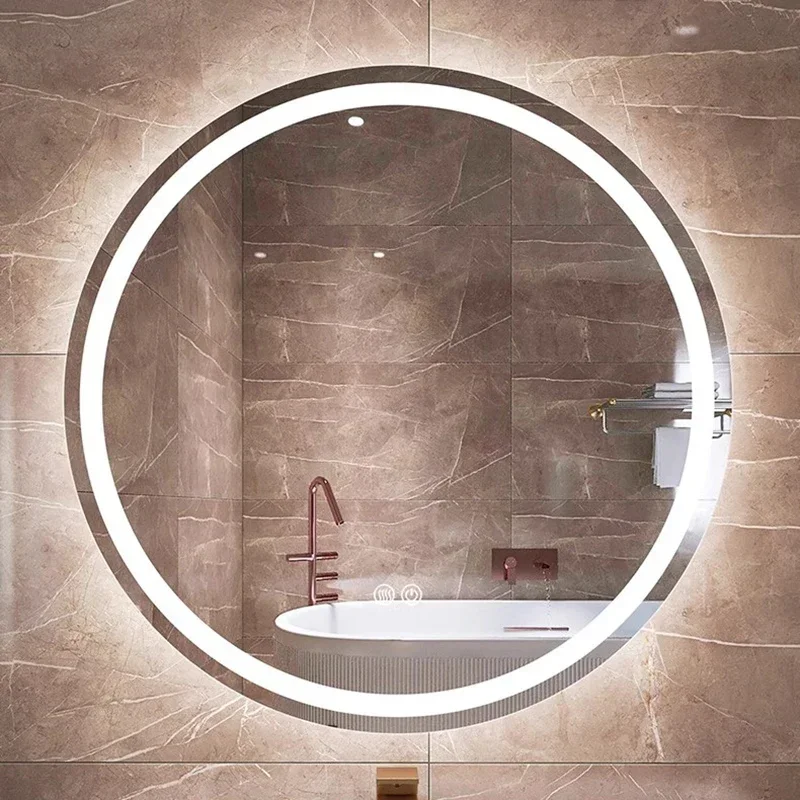 Mirrors Light Mirror Hand Wall Arts Vintage Home Decor Led Lighting Floor Dressing House Korean Interior Espelho Big Makeup Room